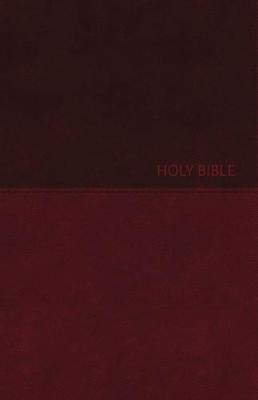 NKJV, Value Thinline Bible, Large Print, Leathersoft, Burgundy, Red Letter, Comfort Print: Holy Bible, New King James Version