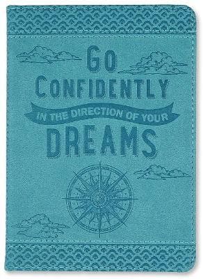 Go Confidently Artisan Journal (Vegan Leather Notebook)