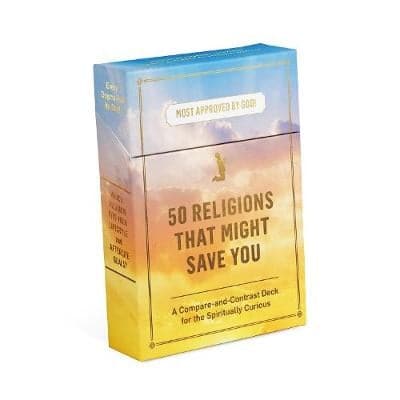 Knock Knock 50 Religions that Might Save You Deck