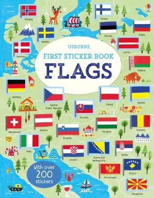 First Sticker Book: Flags (Paperback)