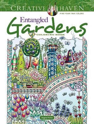 Creative Haven Entangled Gardens Coloring Book (Paperback)