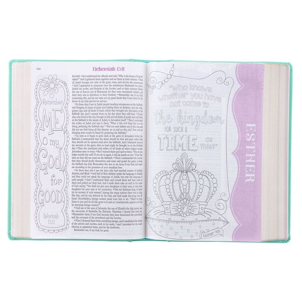 ESV My Creative Bible For Girls (Turquoise) (Imitation Leather Hardcover)