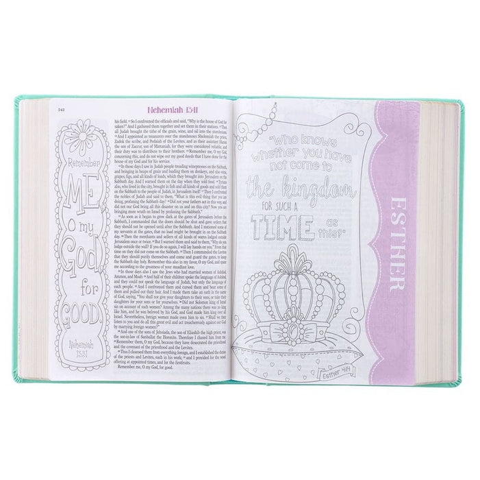 ESV My Creative Bible For Girls (Turquoise) (Imitation Leather Hardcover)