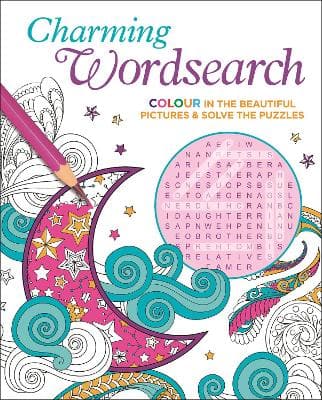 Charming Wordsearch: Colour in the Beautiful Pictures & Solve the Puzzles
