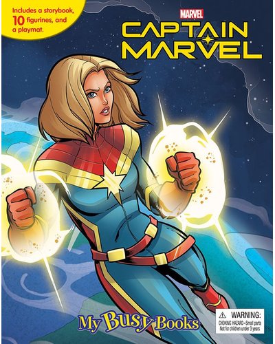 My Busy Books: Captain Marvel (Board book)