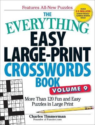 EVERYTHING EASY LARGE PRINT CROSSWORDS BOOK