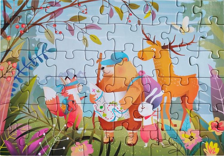 Adventure Of Friends (50 Pieces)(Cardboard Puzzle)