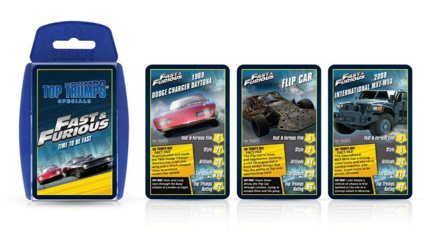 Top Trumps: Fast & Furious - Time To Be Fast (Card Game)