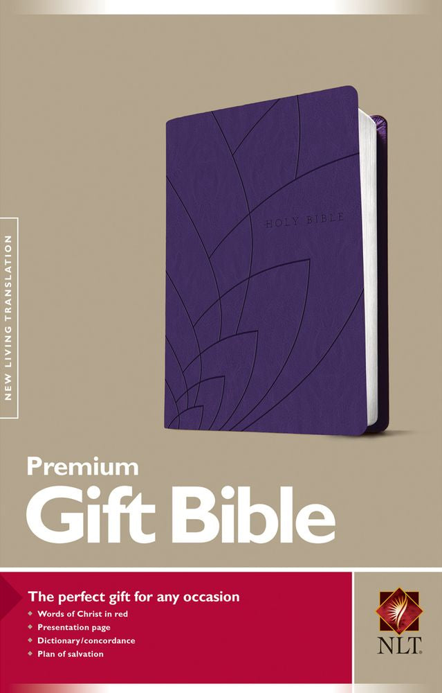 NLT Premium Gift Bible Purple (Imitation Leather)