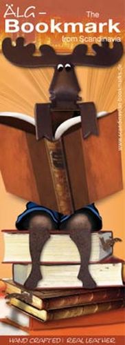 Alg The bookmark of Scandinavia (Reindeer With Book)