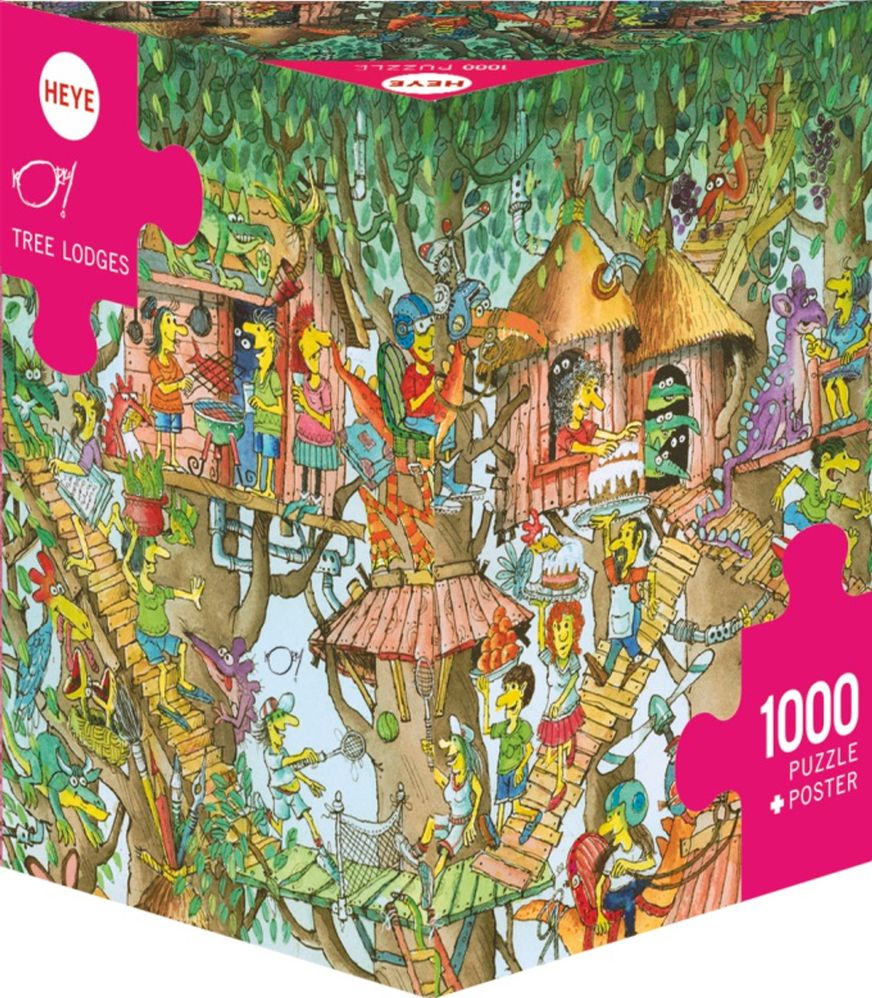 Tree Lodges 1000 Piece Puzzle