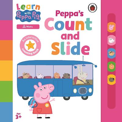 Learn with Peppa: Peppa's Count and Slide (Board Book)