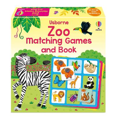 Usborne Zoo Matching Games and Book Boxset