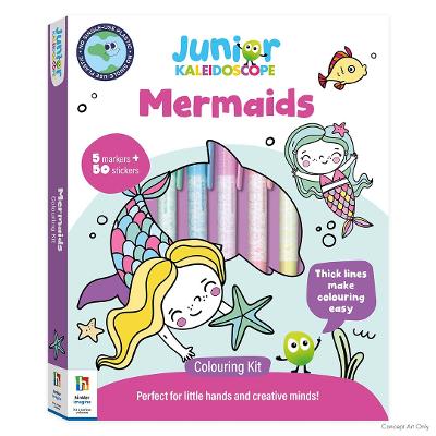 Jr Kaleidoscope Colouring Kit Mermaids