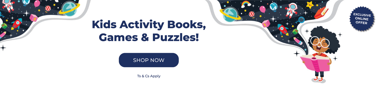 Kids Activity Books, Games & Puzzles!