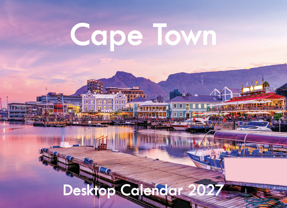 Cape Town Desktop Calendar 2027