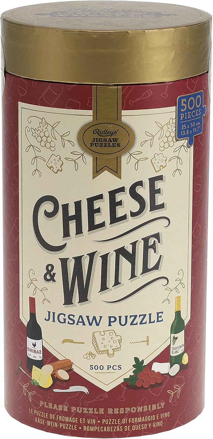 Ridley's: Cheese & Wine 500 Piece Jigsaw Puzzle