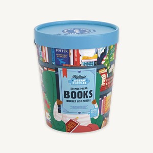 50 Must-Read Books of the World Bucket List 1000 Piece Puzzle
