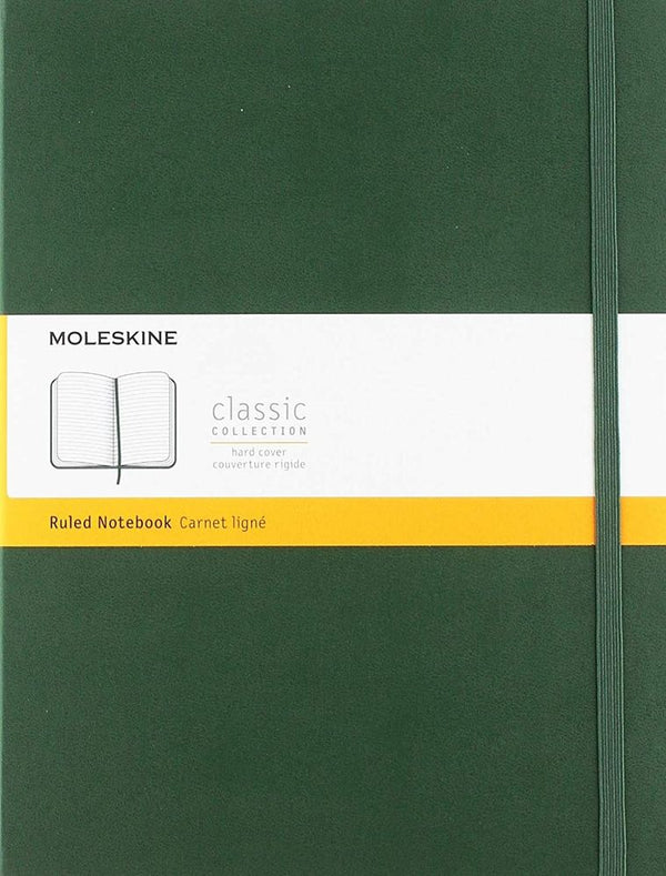 Moleskine Classic Myrtle Green X-Large Ruled (Hardcover)