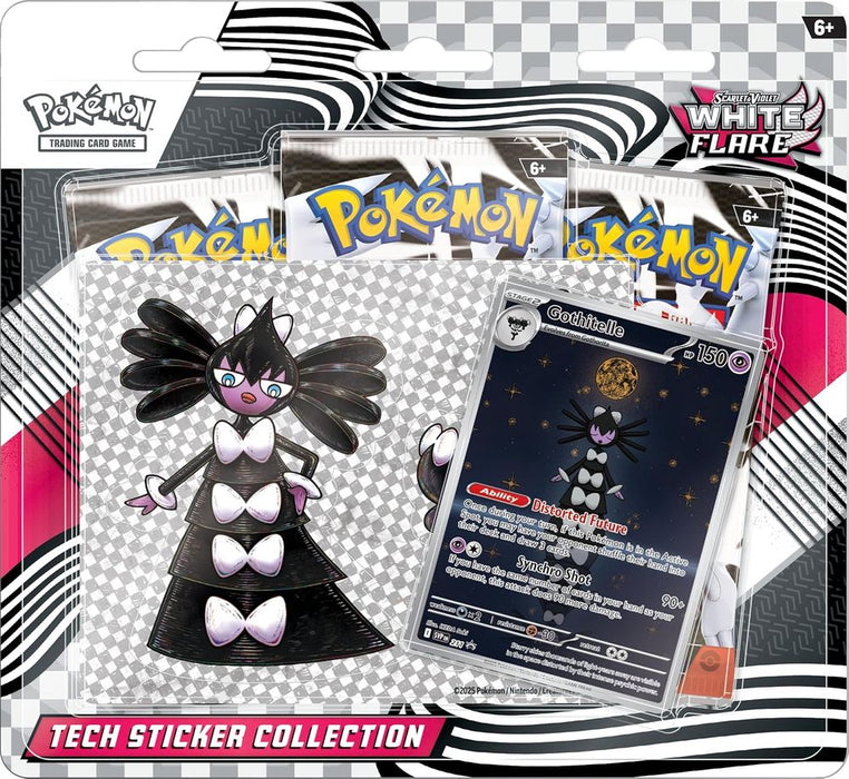 Pokémon TCG Scarlet & Violet 10.5 White Flare Tech Sticker Collection