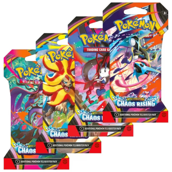 Pokémon: Mega Evolution - Chaos Rising Sleeved Booster