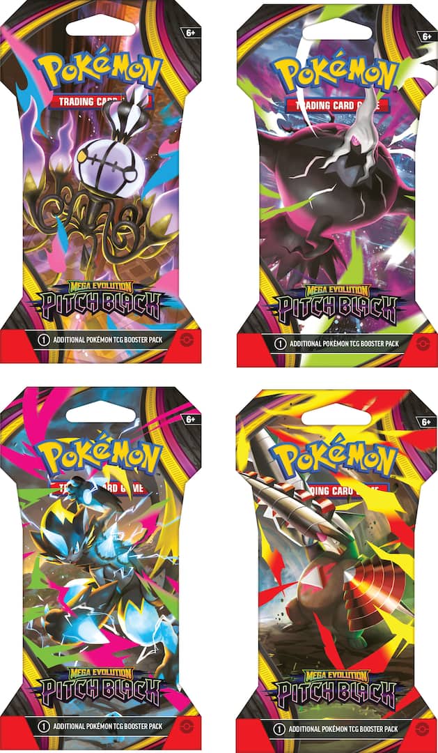 Pokémon: Mega Evolution - Pitch Black: Sleeved Booster