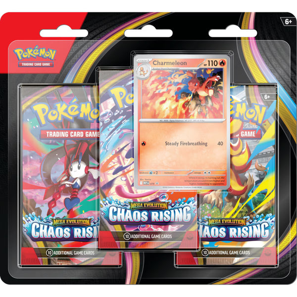 Pokémon Mega Evolution: Chaos Rising: 3-pack Blister
