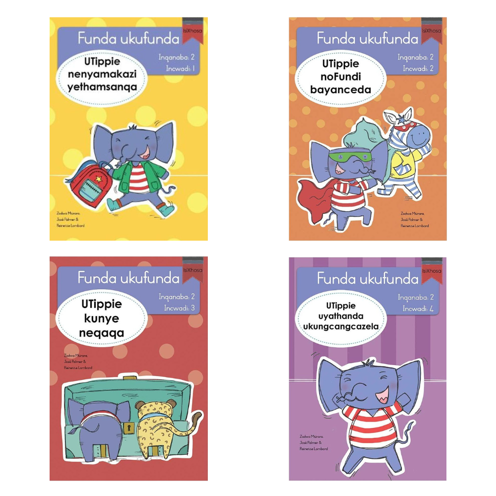 Learn To Read With Tippie: Books 1 - 4 Xhosa Bundle, Level 2 (Paperback)