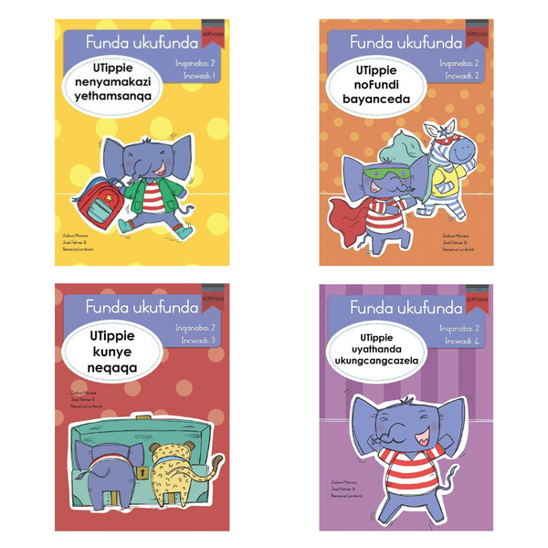 Learn To Read With Tippie: Books 1 - 4 Xhosa Bundle, Level 2 (Paperback)