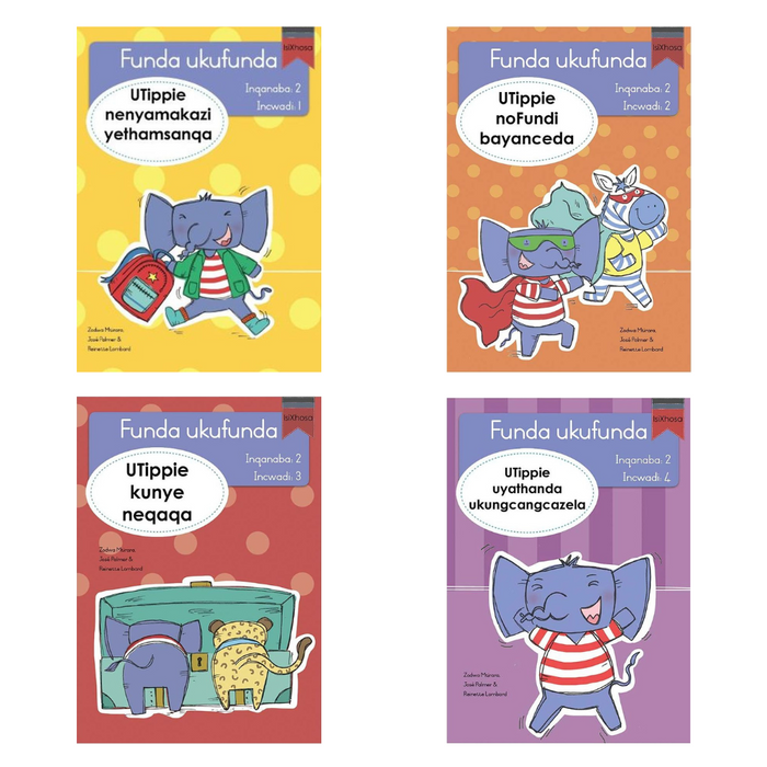 Learn To Read With Tippie: Books 1 - 4 Xhosa Bundle, Level 2 (Paperback)