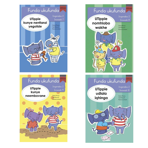 Learn To Read With Tippie: Books 7 - 10 Xhosa Bundle, Level 2 (Paperback)