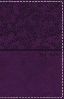 NKJV Purple. Red Letter, Comfort Print Deluxe Gift Bible (Imitation Leather)