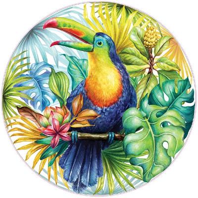 Tropical Toucan 1000 Piece Round Puzzle