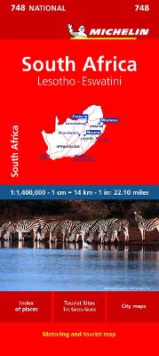 South Africa National Map 748