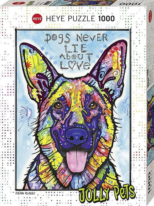 Dogs Never Lie About Love 1000 Piece Puzzle