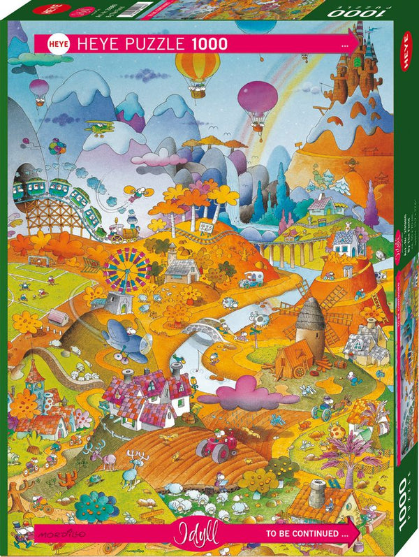 Idyll By The Field 1000 Piece Puzzle