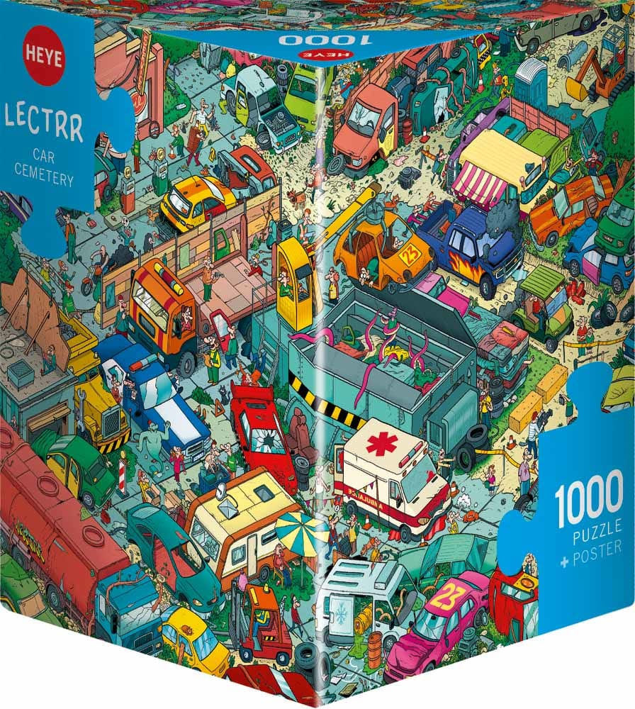 Heye Car Cemetery 1000 Piece Puzzle
