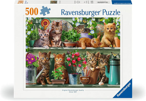 Ravensburger Cats On The Shelf 500 Piece Puzzle