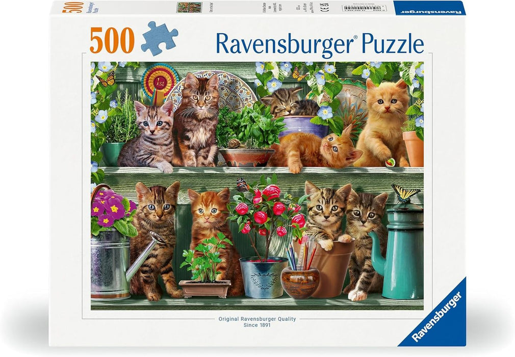 Ravensburger Cats On The Shelf 500 Piece Puzzle