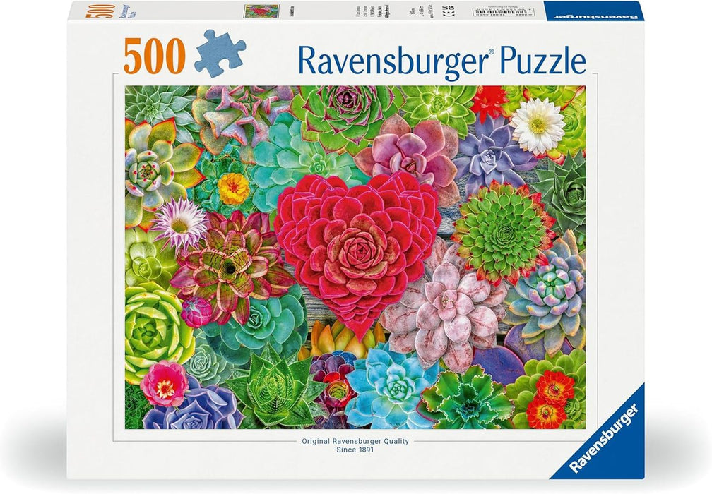 Ravensburger Succulent Love 500 Piece Puzzle