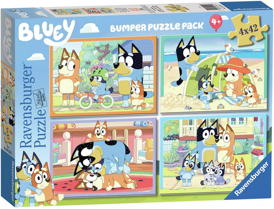 Ravensburger Bluey 4x42 Piece Puzzle