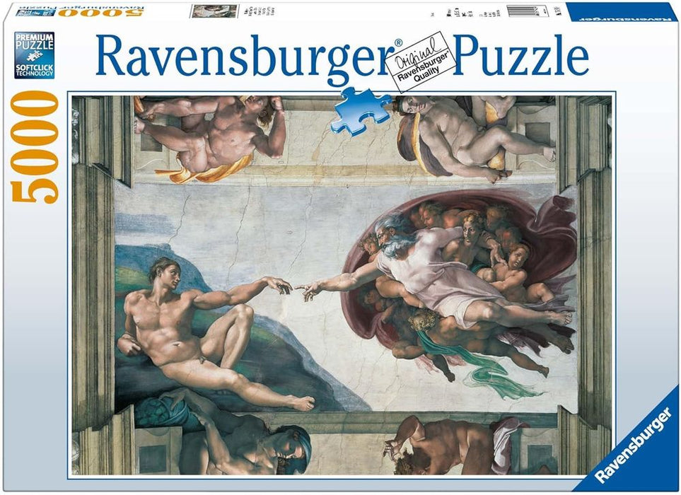 Michelangelo Creation of Adam : 5000 Pc Puzzle