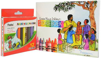 Afrikaans Bybelverhale & Inkleurboek