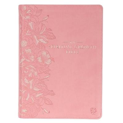 NLT Pink Thumb Indexed Spiritual Growth Bible