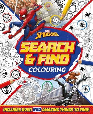 Marvel Spiderman Search and Find Colouring