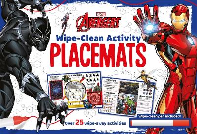 Marvel Avengers:Wipe-Clean Activity Placemats