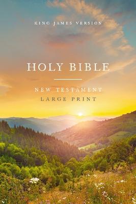 KJV Scenic Paperback Outreach New Testament Bible Large Comfort Print (Paperback)