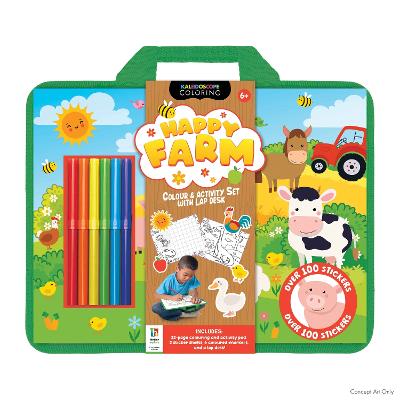 Farm Colouring Set with Lap Desk