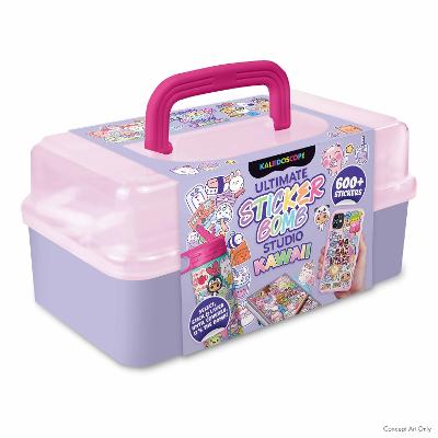 Kaleidoscope Sticker Bomb Studio Case Kawaii Carry Case