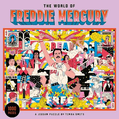 The World of Freddie Mercury: A 1000 Piece Jigsaw Puzzle